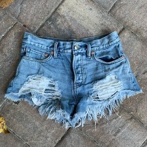 Free People Loving Good Vibrations Shorts